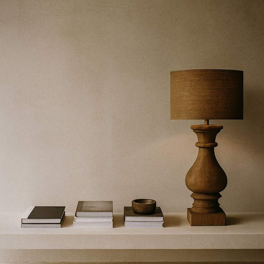 Candeeiro de Mesa Coluna 82cm ÉPOCA - Gato Preto