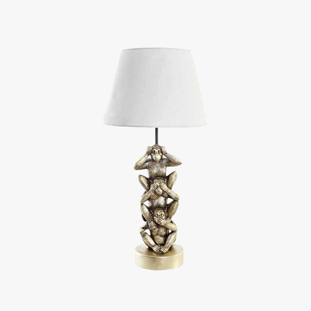 Candeeiro de Mesa Macacos WILD LIGHT - Gato Preto