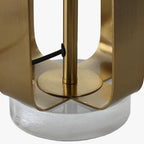 Candeeiro de Mesa Metais LUXE - Gato Preto