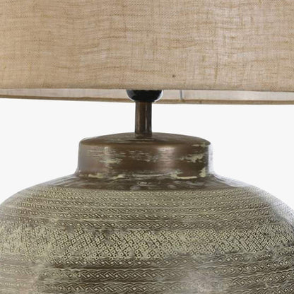 Candeeiro de Mesa Metal Cobre 65 cm ÉPICO - Gato Preto