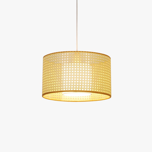 Candeeiro de Tecto em Rattan Natural SIERRA - Gato Preto