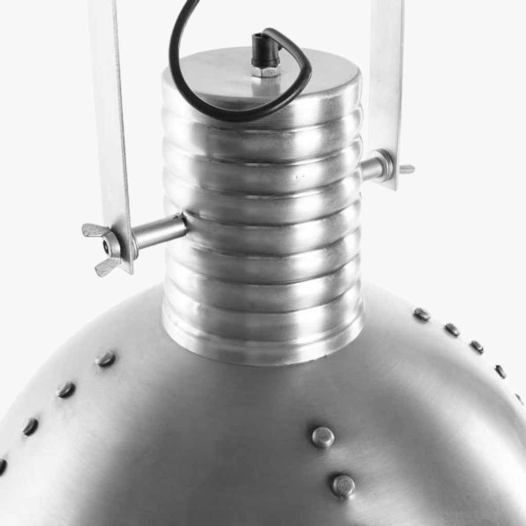 Candeeiro de Teto Bola de Rede Prateado FORGE - Gato Preto