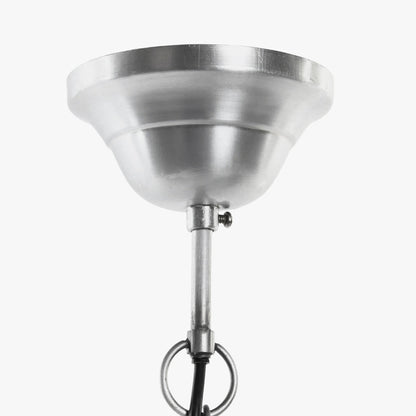 Candeeiro de Teto Ferro e Madeira 43cm FORGE - Gato Preto