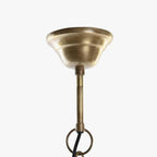 Candeeiro de Teto Martelado Dourado LUXE - Gato Preto