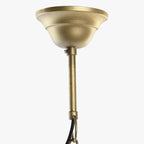 Candeeiro de Teto Metal Dourado FORGE - Gato Preto