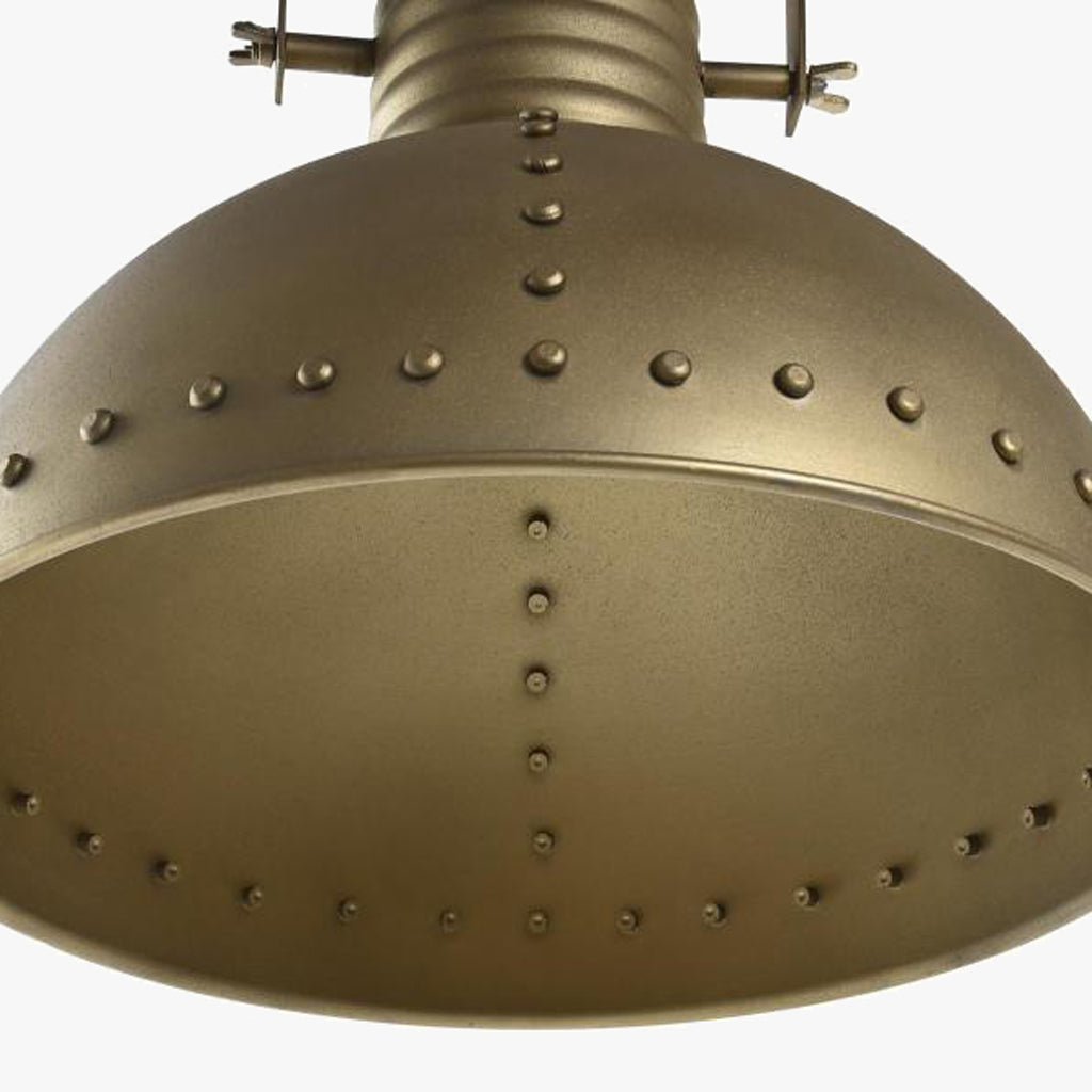 Candeeiro de Teto Metal Dourado FORGE - Gato Preto