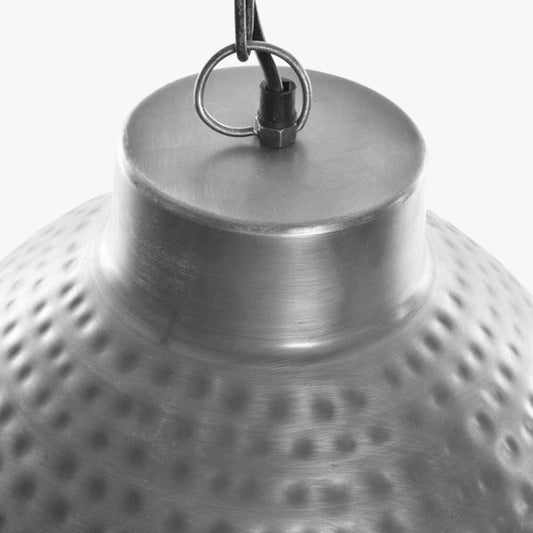 Candeeiro de Teto Metal Prateado FORGE - Gato Preto