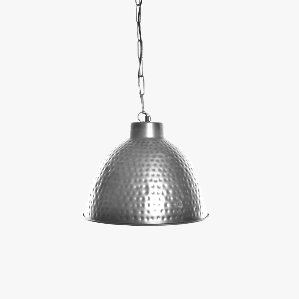 Candeeiro de Teto Metal Prateado FORGE - Gato Preto