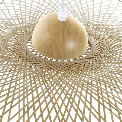 Candeeiro de Teto Orgânico Bambu ICONIC - Gato Preto