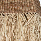Candeeiro de Teto Retangular Palha 138 cm COMPORTA - Gato Preto