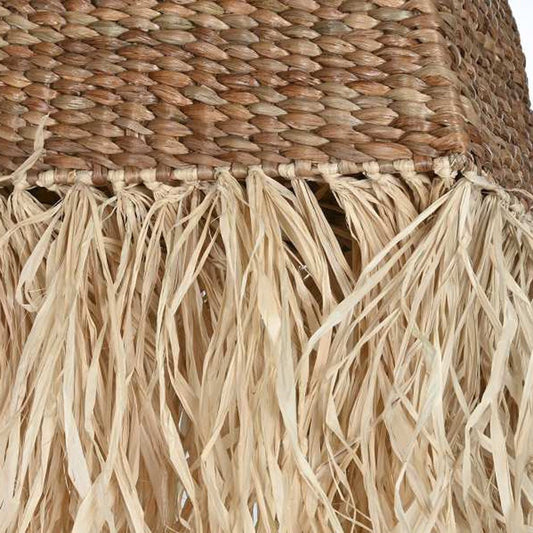 Candeeiro de Teto Retangular Palha 138 cm COMPORTA - Gato Preto