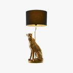 Candeeiro Leopardo Dourado WILD LIGHT - Gato Preto