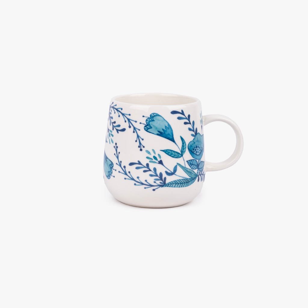 Caneca azul BLUE BIRD - Gato Preto