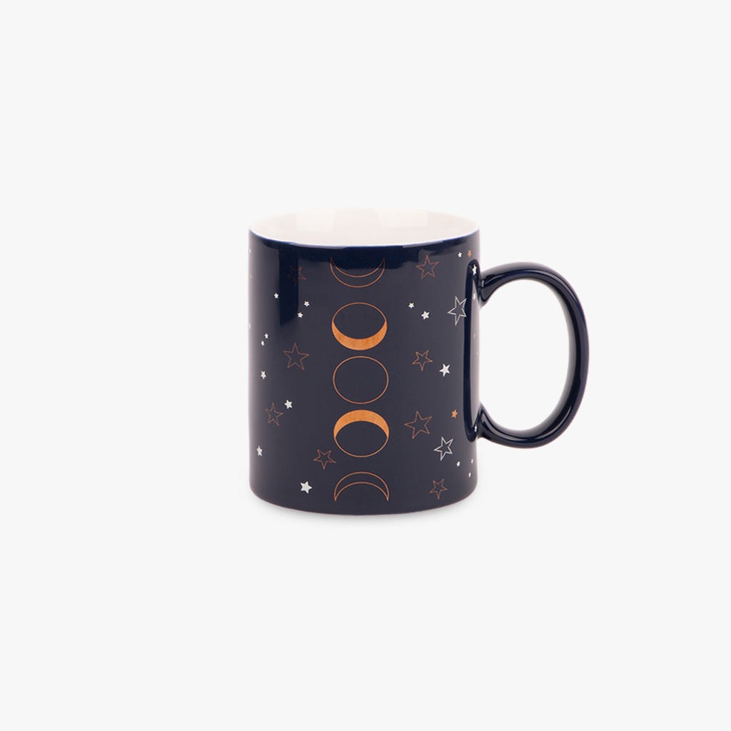 Caneca Azul Luas BRIGHT SKY - Gato Preto