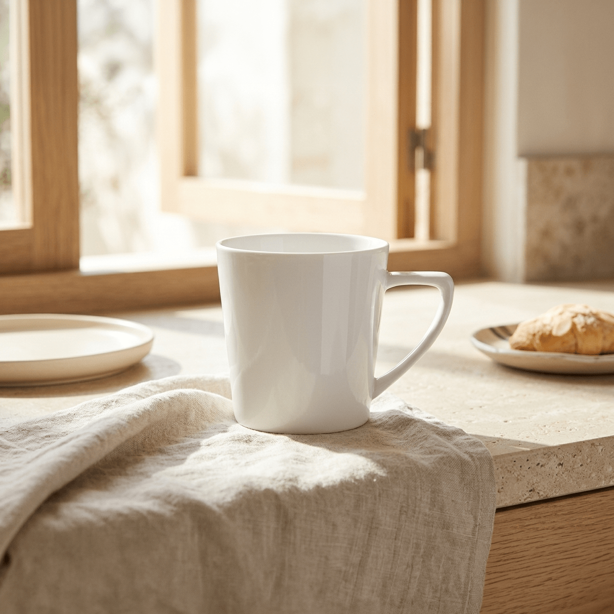 Caneca Branca 280ml BRIGHT WHITE - Gato Preto