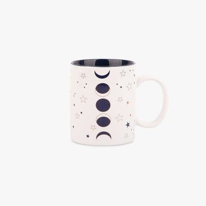 Caneca Branca Luas BRIGHT SKY - Gato Preto