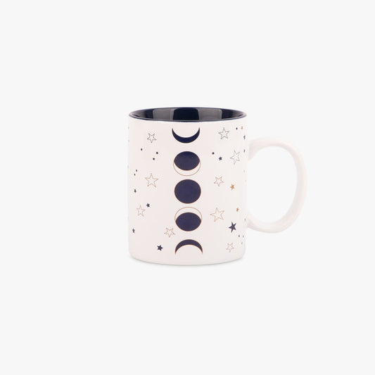 Caneca Branca Luas BRIGHT SKY - Gato Preto