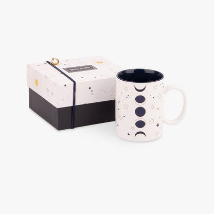 Caneca Branca Luas BRIGHT SKY - Gato Preto