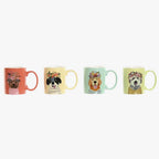 Caneca Cão Flores 360ml BLOOMING CATS&DOGS - Gato Preto