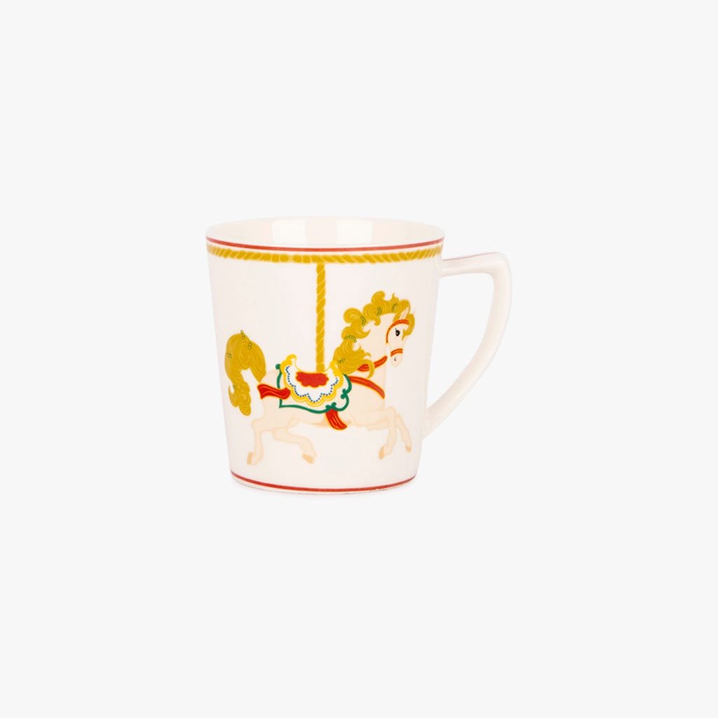 Caneca Cavalo e Cisne Carrossel - Gato Preto