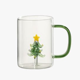 Caneca de vidro sortida 400ml JOYFULL - Gato Preto