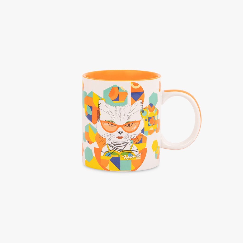 Caneca Funk GATOS DO ROCK - Gato Preto