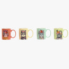 Caneca Gato Flores 360ml BLOOMING CATS&DOGS - Gato Preto