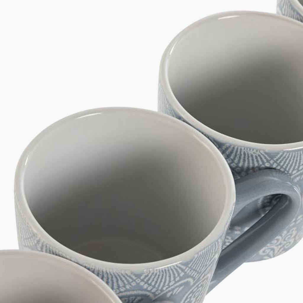 Caneca Mandalas Azul AURORA - Gato Preto