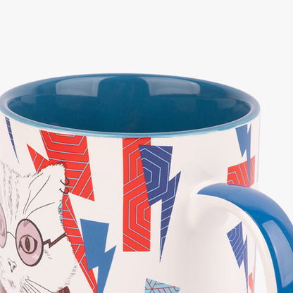 Caneca Rock GATOS DO ROCK - Gato Preto