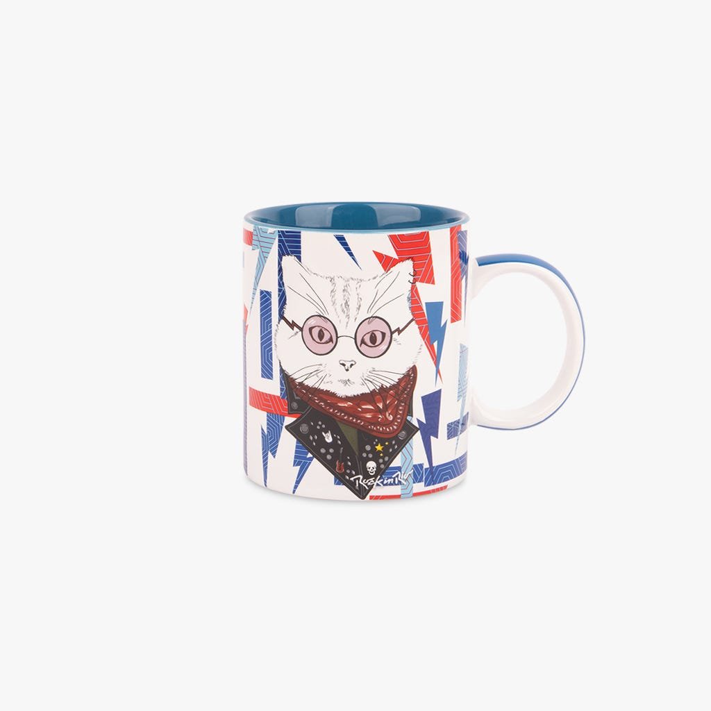 Caneca Rock GATOS DO ROCK - Gato Preto