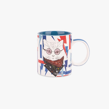 Caneca Rock GATOS DO ROCK - Gato Preto