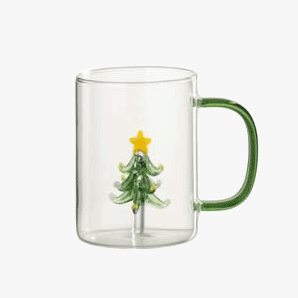Mug en verre assorti 400ml JOYFULL