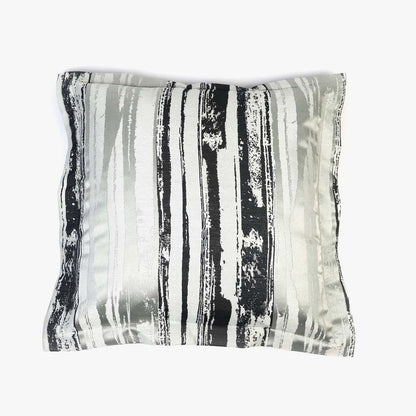 Capa de Almofada Abstrato Preto e Cinza LAKI - Gato Preto