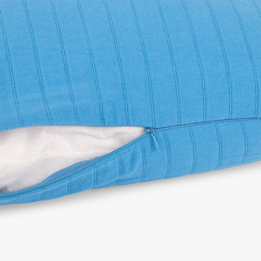 Capa de Almofada Algodão Azul PALMI - Gato Preto