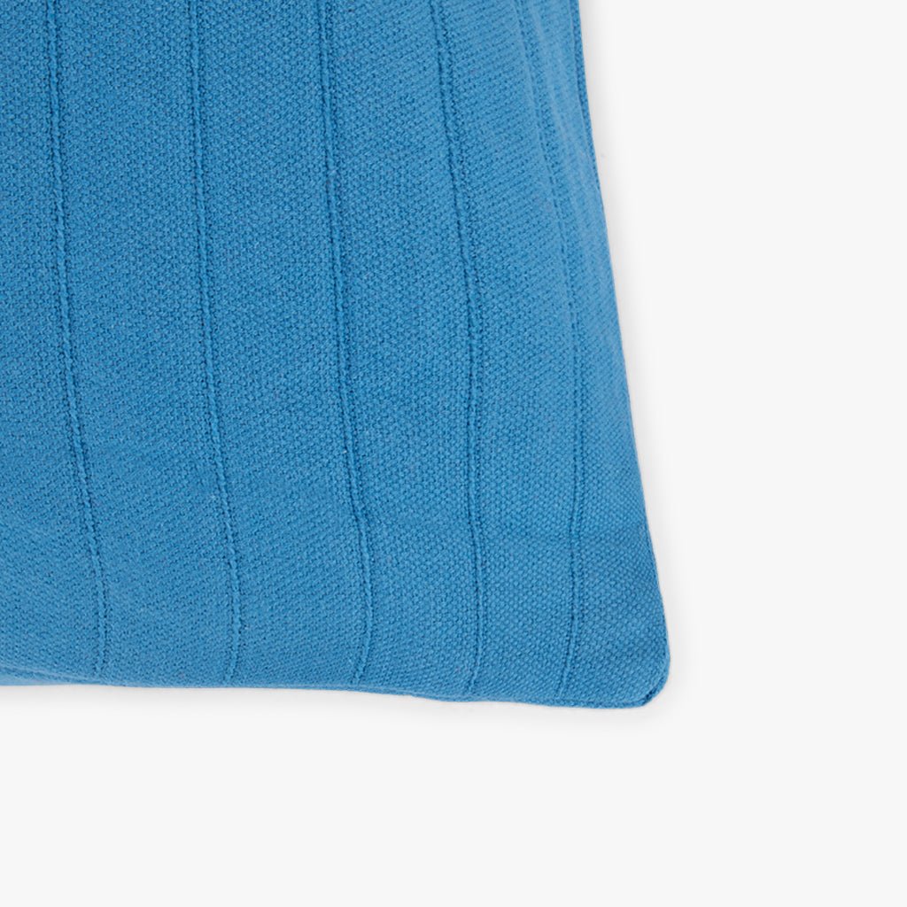 Capa de Almofada Algodão Azul PALMI - Gato Preto