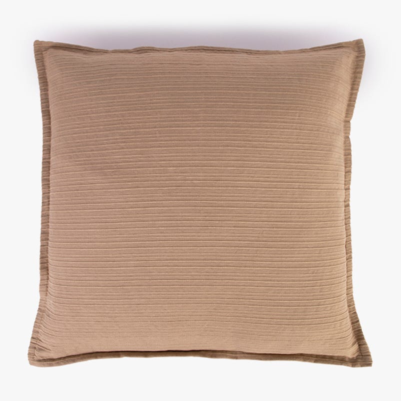 Capa de Almofada Bege 60x60+1,5 4EVERYDAY - Gato Preto