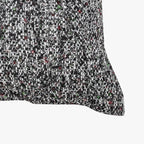 Capa de Almofada Bouclé Preto ALBA - Gato Preto