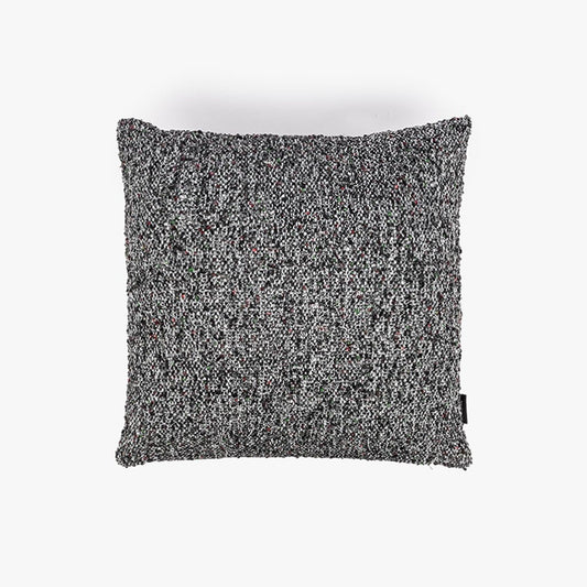 Capa de Almofada Bouclé Preto ALBA - Gato Preto