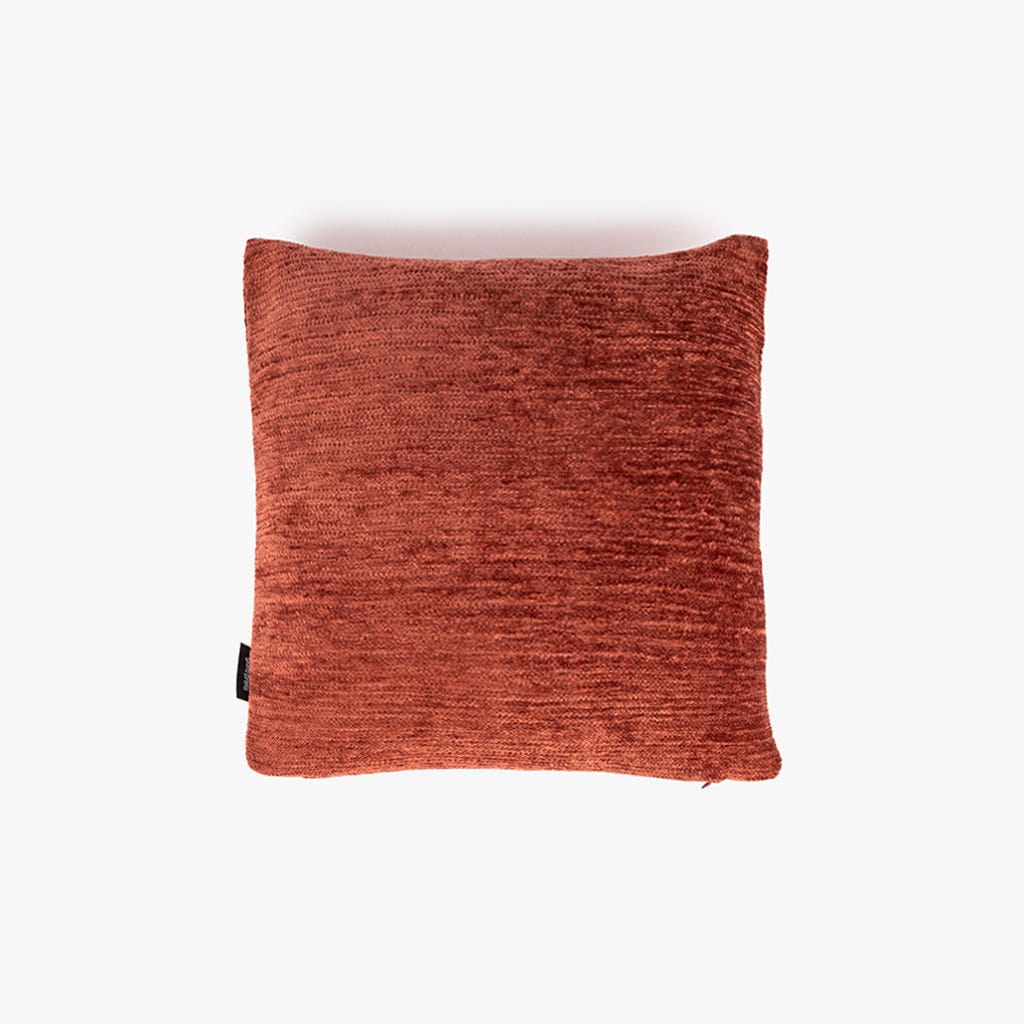 Capa de Almofada Chenile Rosa Velho 40x40 INDIE - Gato Preto