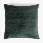 Capa de Almofada Chenile Verde 60x60 INDIE - Gato Preto