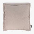Capa de Almofada com Pesponto Folha Cinza 60x60+3 HOMY