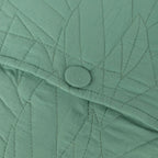 Capa de Almofada com Pesponto Folha Verde 60x60+3 AURA - Gato Preto
