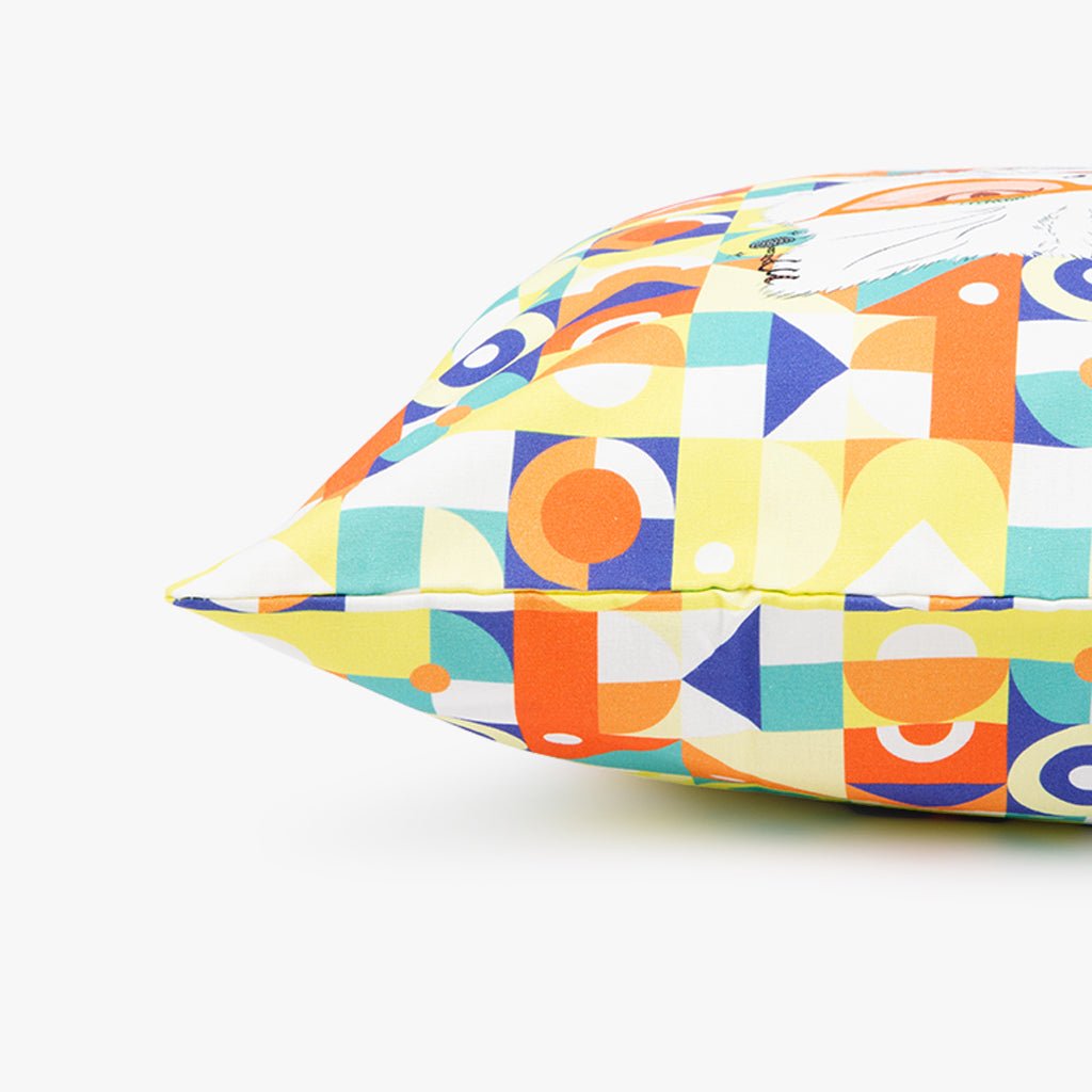 Capa de Almofada Gato Funk GATOS DE ROCK - Gato Preto