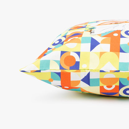 Capa de Almofada Gato Funk GATOS DE ROCK - Gato Preto