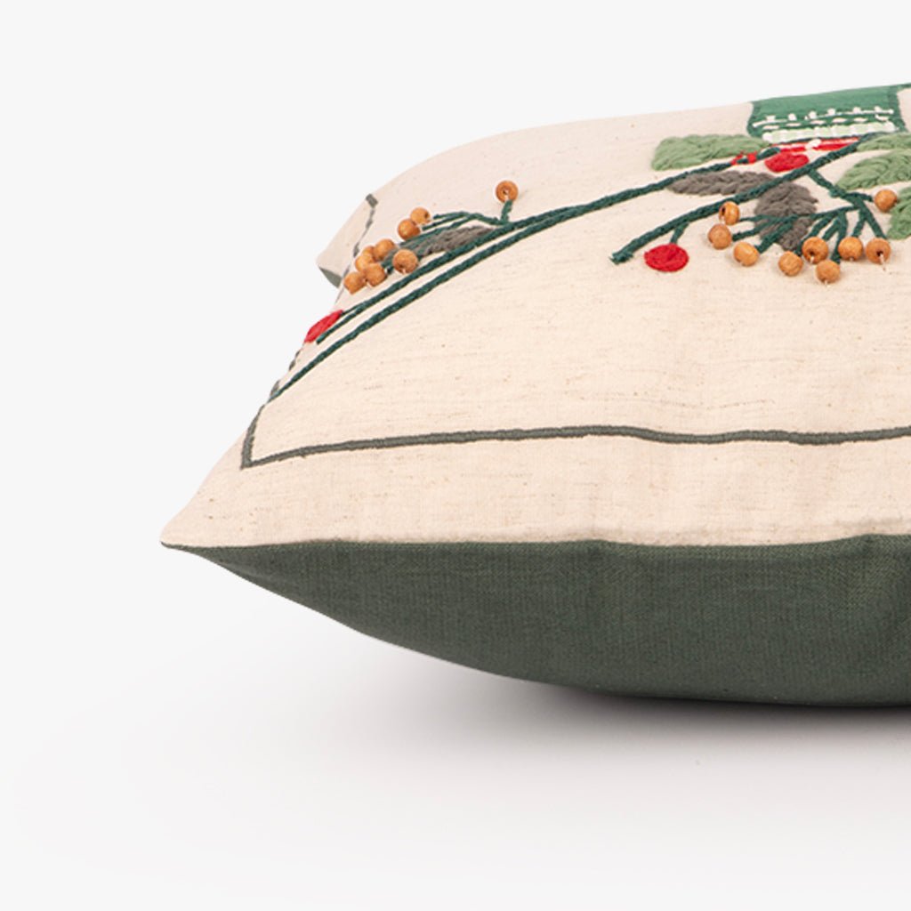 Capa de Almofada Meias de Natal COZY - Gato Preto