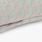 Capa de Almofada Pied - de - Poule Verde HERITAGE - Gato Preto