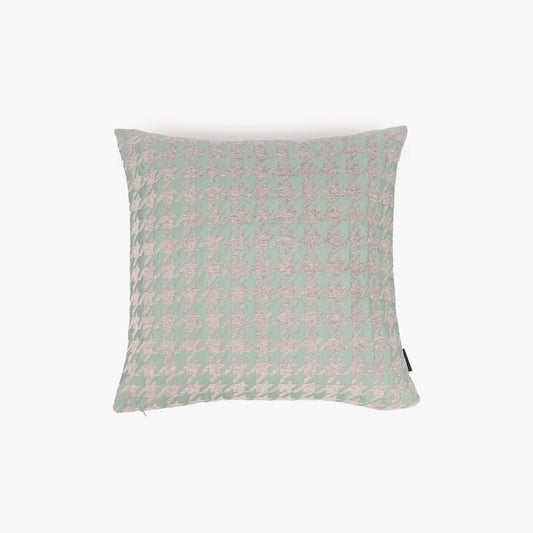 Capa de Almofada Pied - de - Poule Verde HERITAGE - Gato Preto