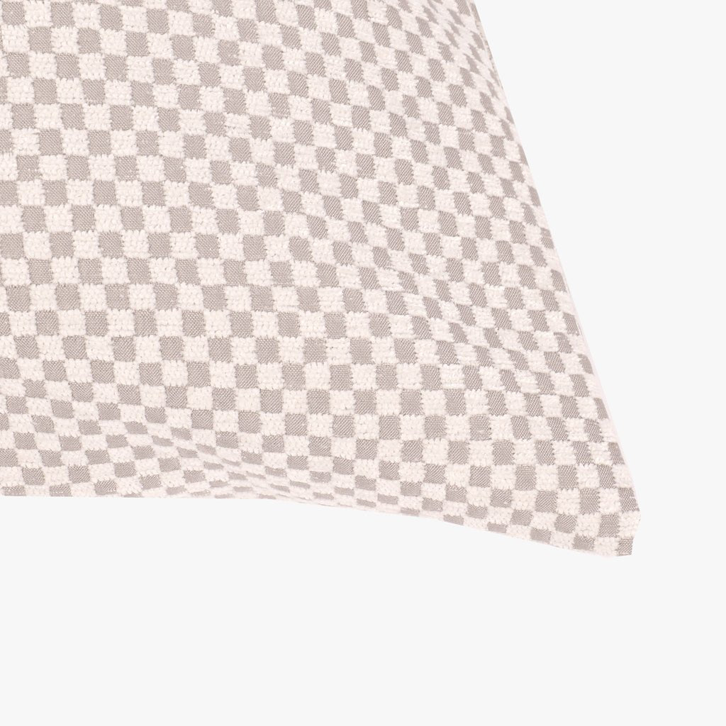 Capa de Almofada Quadrados Branco HERITAGE - Gato Preto