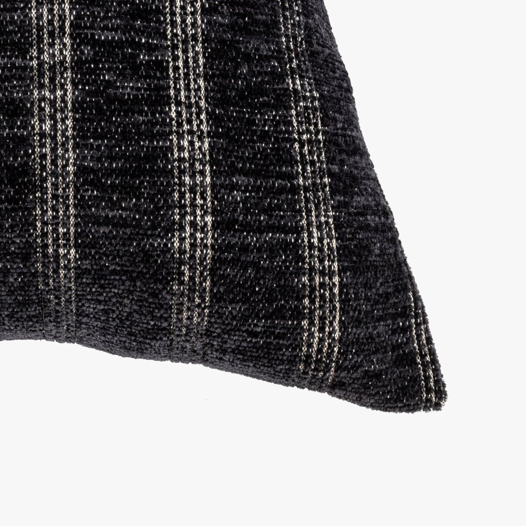 Capa de Almofada Riscas Preto ALBA - Gato Preto