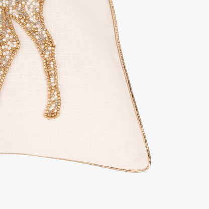 Capa de Almofada Veado com Missangas NEW BRIGHT - Gato Preto